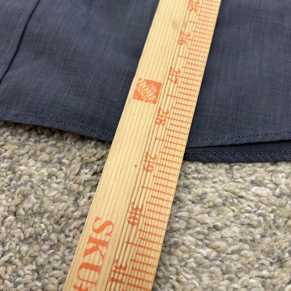 UNTUCKit Orville WF Button Down Shirt Large Blue Regular Fit Wrinkle Free 31354 - Picture 4 of 7